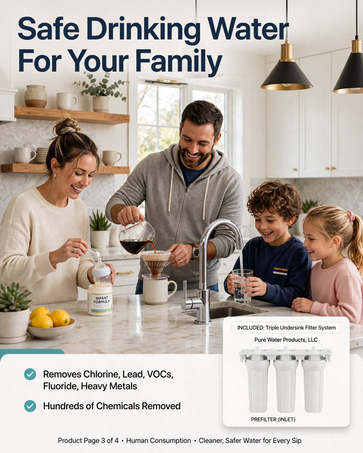 Water filtering system