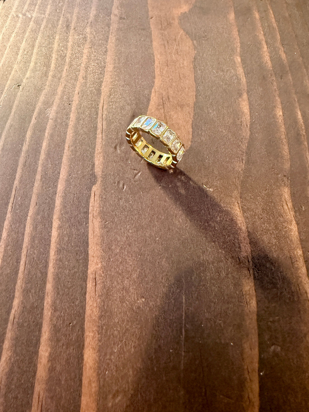 waterproof bezel set cz ring